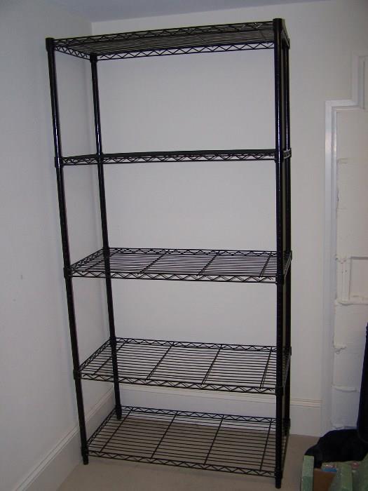 5 Sets of Wire Metal Shelving
