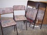 Card table with 4 upholstered chairs