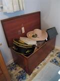 Vintage Cedar Trunks & Hats