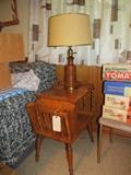 Vintage end tables & lamps