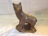 BRONZE HAND CRAFTED BEAR FIGURINE