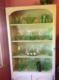 GREEN DEPRESSION GLASS