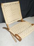 Mid century Hans Wegner rope chair