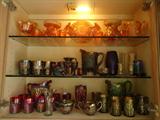 Wonderful carnival glass collection