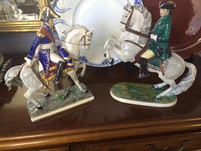 Porcelain hand painted figurines, Germany