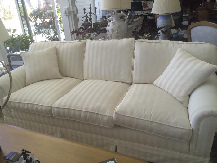 Beautiful high quality custom 7 ft. sofa