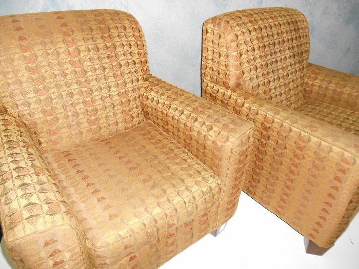 Pair of Modern Club Chairs