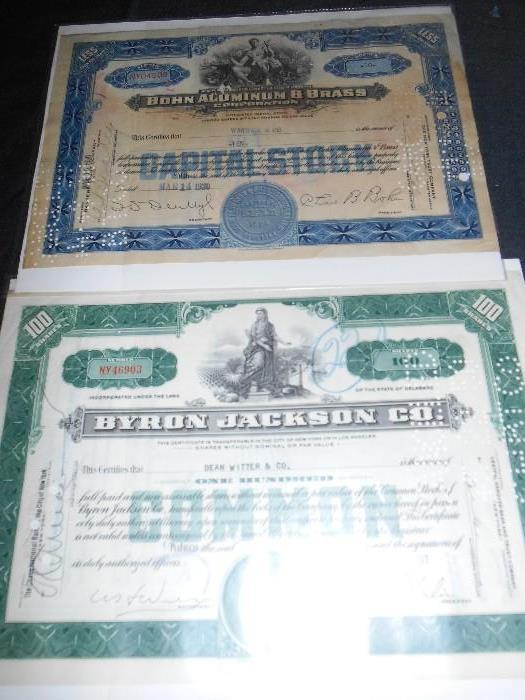 Bohn Aluminum and Brass Dated March 14, 1930 and Byron Jackson Co. Dated May 15, 1950
