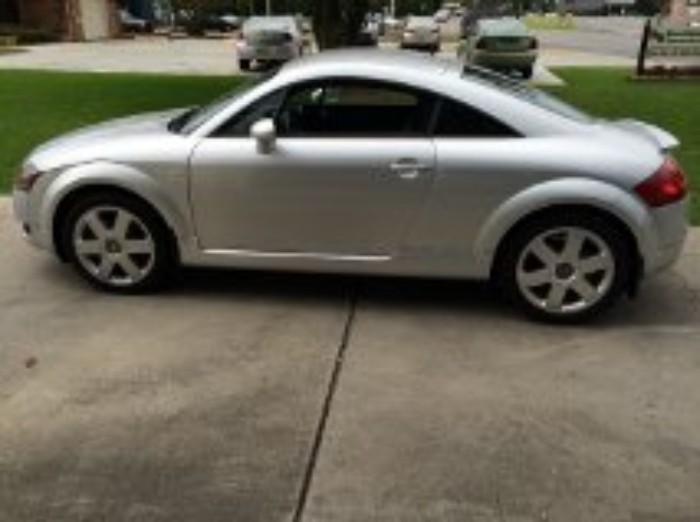 2001 Audi TT, 2 Door Coupe, Silver with Grey Leather Interior, 71,600 Miles