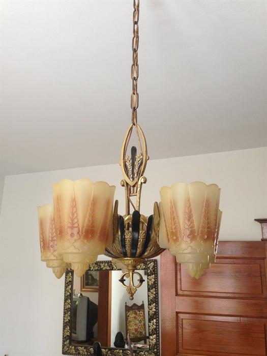Art Deco light fixture