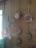 Copper pans and molds