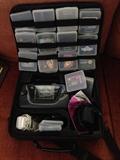 Sega Game Gear with cartidges