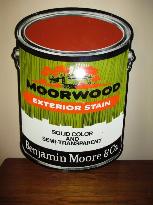 FABULOUS VINTAGE BENJAMIN MOORE PAINT SIGN
