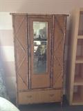 Victorian Bamboo armoire