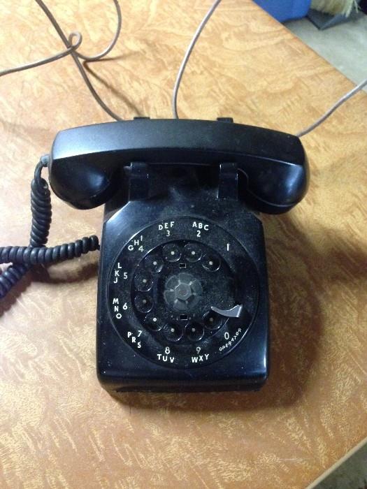 Vintage analog telephone