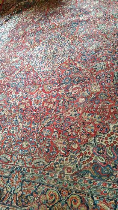 Large Sarouk rug, 7ft X 9ft...