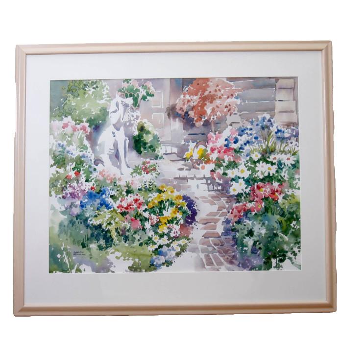 Floral water color by Charlotte Britton, member of the American Water Color Society
Condition: Very Good
Shipping: Yes
Size: 18" x 24"