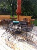 two great wrought iron patio sets $200 each