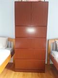 great clean lines. (no the twin beds are not for sale )  Cabinet $100