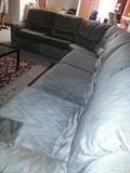 Think how many people you can fit in this sofa! Lots of room, good condition, no pets, non smoking home 