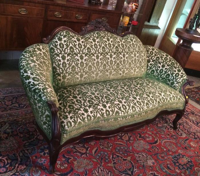 Gorgeous Victorian settee