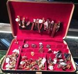 Lots of cufflinks and tie clips!