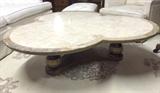 Marble top coffee table 