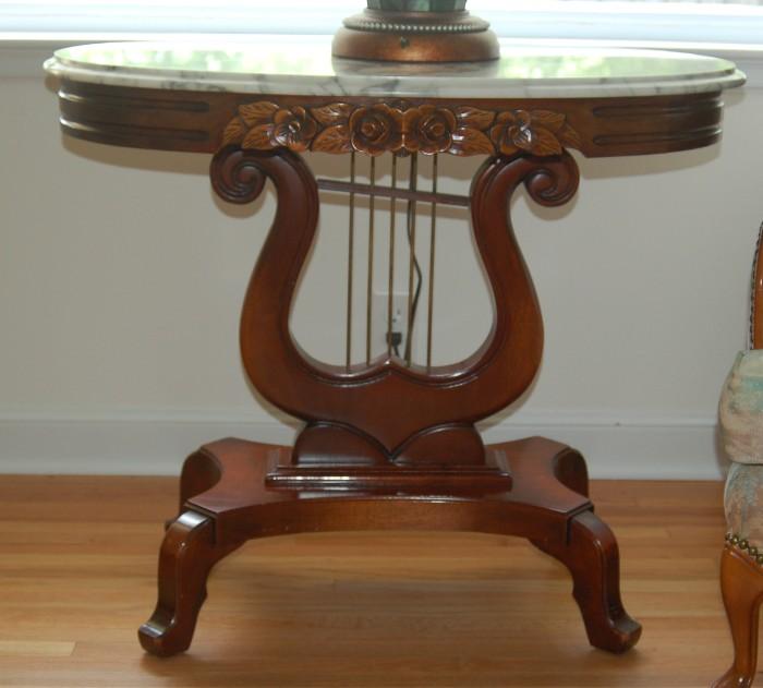 Harp Base Occasional Table 