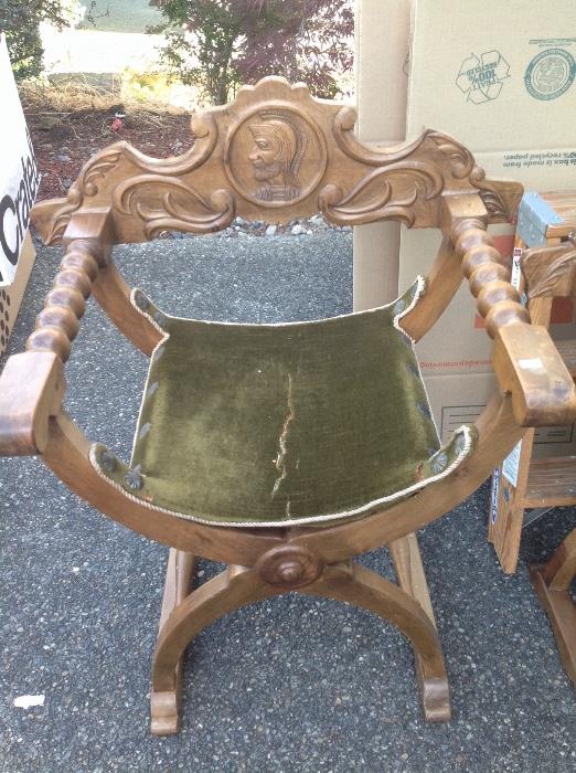 Antique Savonarola Chairs