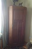early 1900's 1 Door English Armoire