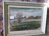 Signed framed oil painting