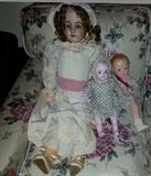 German Bisque Handwreck Doll