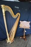 Lyon Healy Style 17 Semi Grand Harp Serial #3448