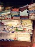 Vintage linens and textiles