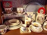 Collection of antique Coronation-ware