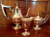 Sterling tea set