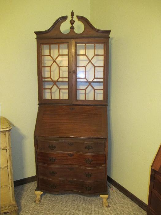 antique secretary/bookcase