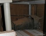 Silverplate or Cast iron coffee Pot with base