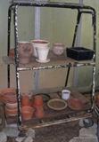 Cart for Planting with planters all for sale