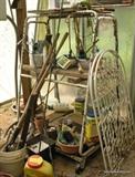 More garden items for sale, iron gates are NOT for sale but other stuff yes