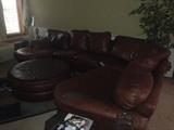 Full set of leather sectional $695.00