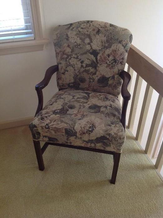 Upholstered / Wood Chair $ 80.00