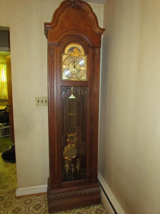 Ridgeway Grandfather clock w/labels