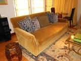 Custom Silk Mohair Sofa