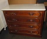 Victorian Marble-Top Dresser