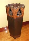 Arts & Crafts Oak Umbrella Stand