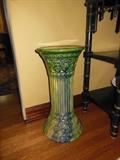 Glazed Jardiniere Stand, ca 1920