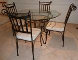 Glass Top Kitchen Table/Chair Set