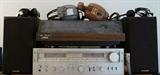 Studio Standard Turntable by Fisher, Hitachi SR-804  AM/FM Stereo Receiver