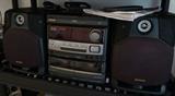 AIWA NSX-V9090 CD Changer, Dual Cassette Radio Home System